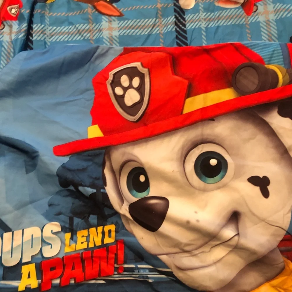 Paw Patrol Kids Bedding - Blue with Multicolor Pups
